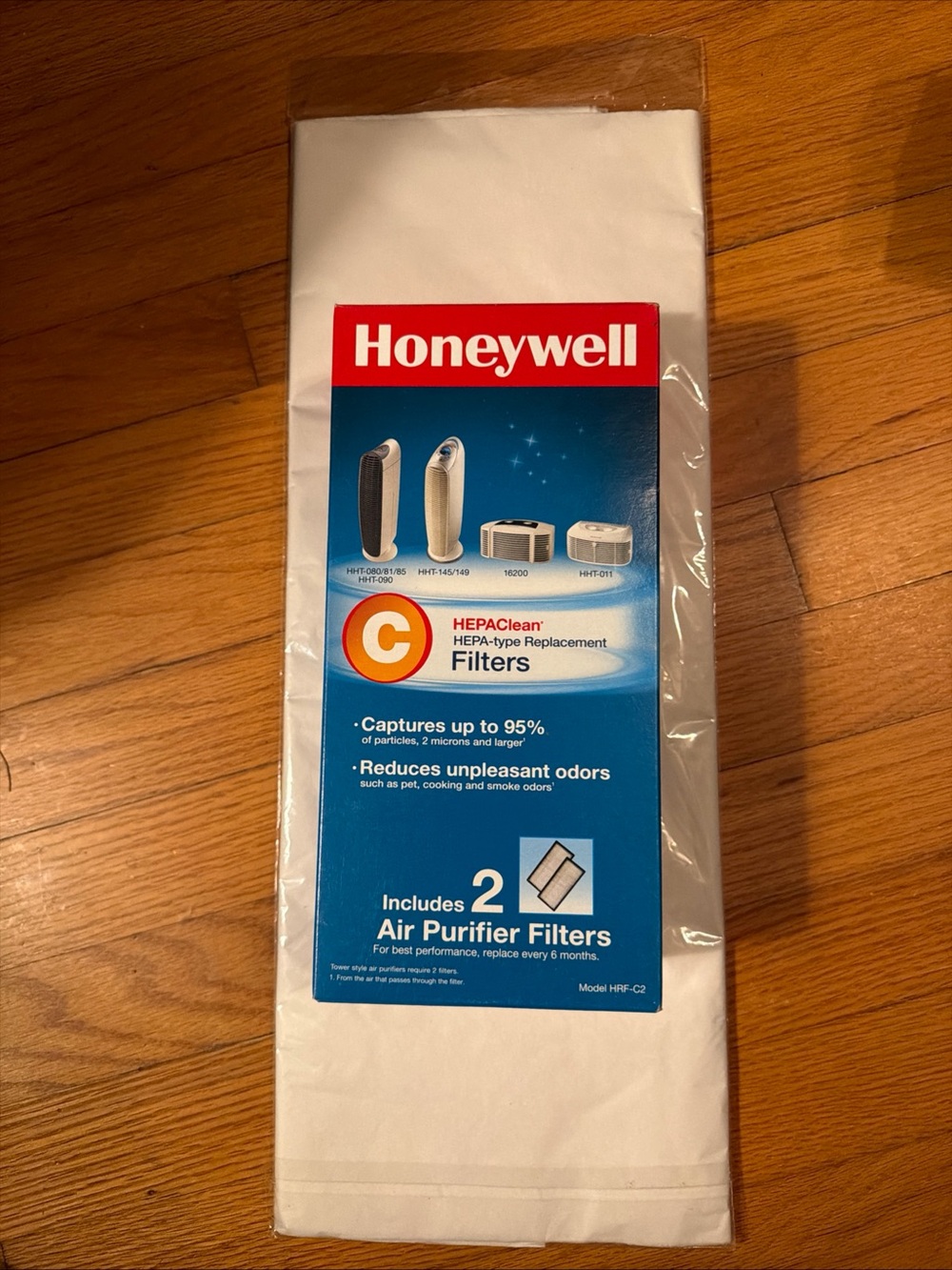 Honeywell HRF-C2 HeapaClean HEPA-type Air Purifier Filters 2 Per Box New In Box